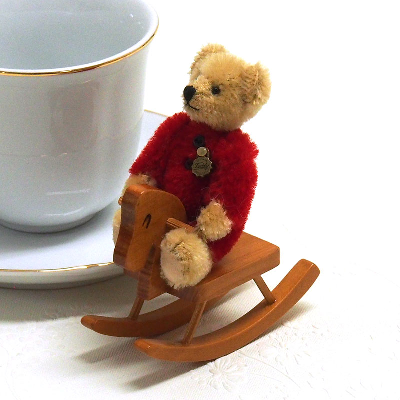 Bear on Rocking horse  8cm