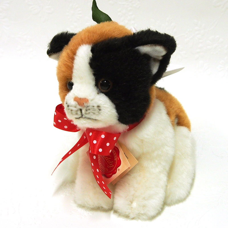 ネコちゃんが届けるミニブーケ（三毛）